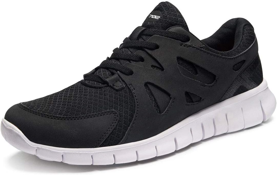 TSLA Men's Sports Running Shoes, Lightweight Breathable Walking Casual Sneakers, Performance Gym Training Athletic Shoes