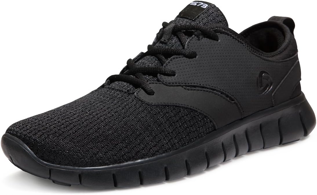 TSLA Men's Sports Running Shoes, Lightweight Breathable Walking Casual Sneakers, Performance Gym Training Athletic Shoes