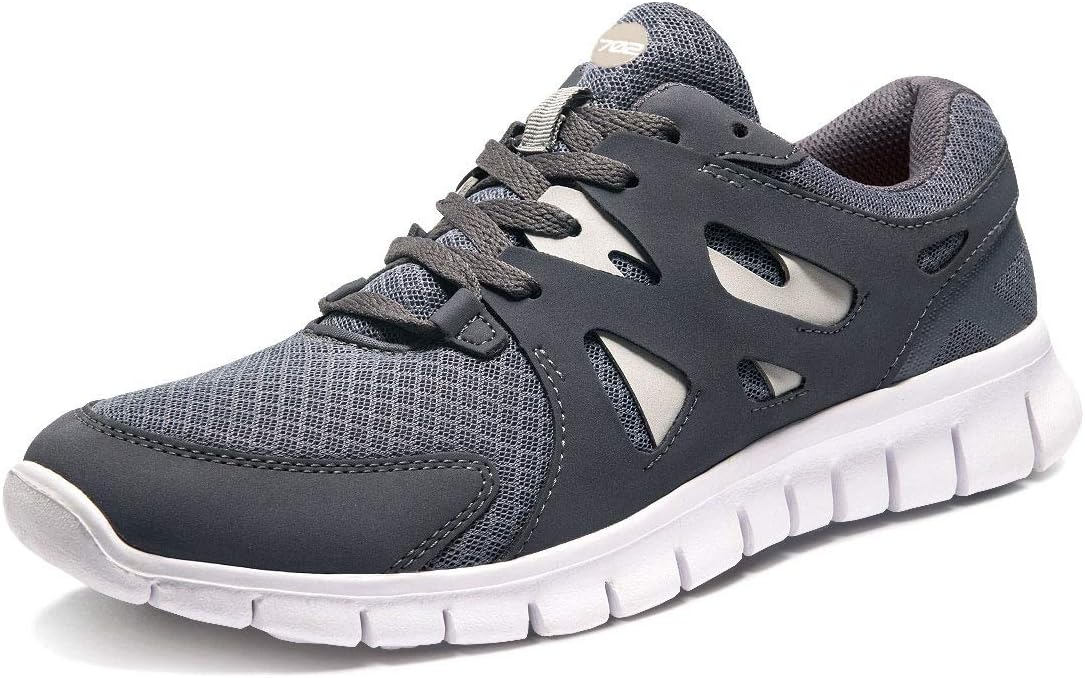 TSLA Men's Sports Running Shoes, Lightweight Breathable Walking Casual Sneakers, Performance Gym Training Athletic Shoes