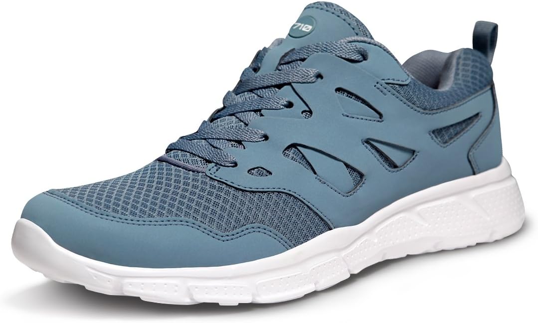 TSLA Men's Sports Running Shoes, Lightweight Breathable Walking Casual Sneakers, Performance Gym Training Athletic Shoes
