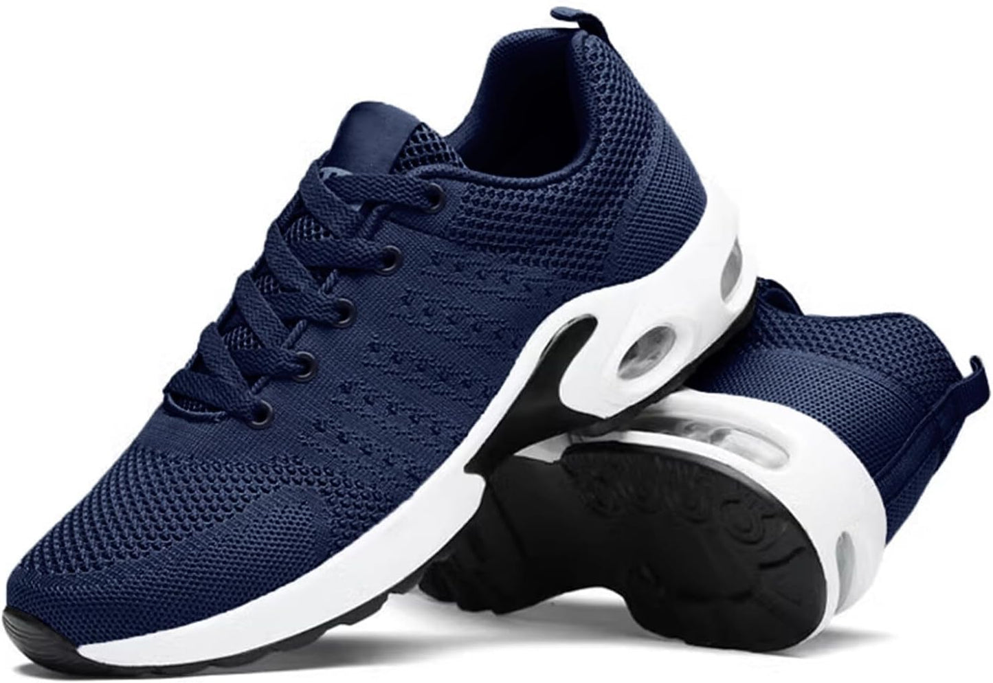 Unybwonn Sports Running Shoes for Men Comfortable Non-Slip Adjustable Shoes Mesh Upper Blue 10.5