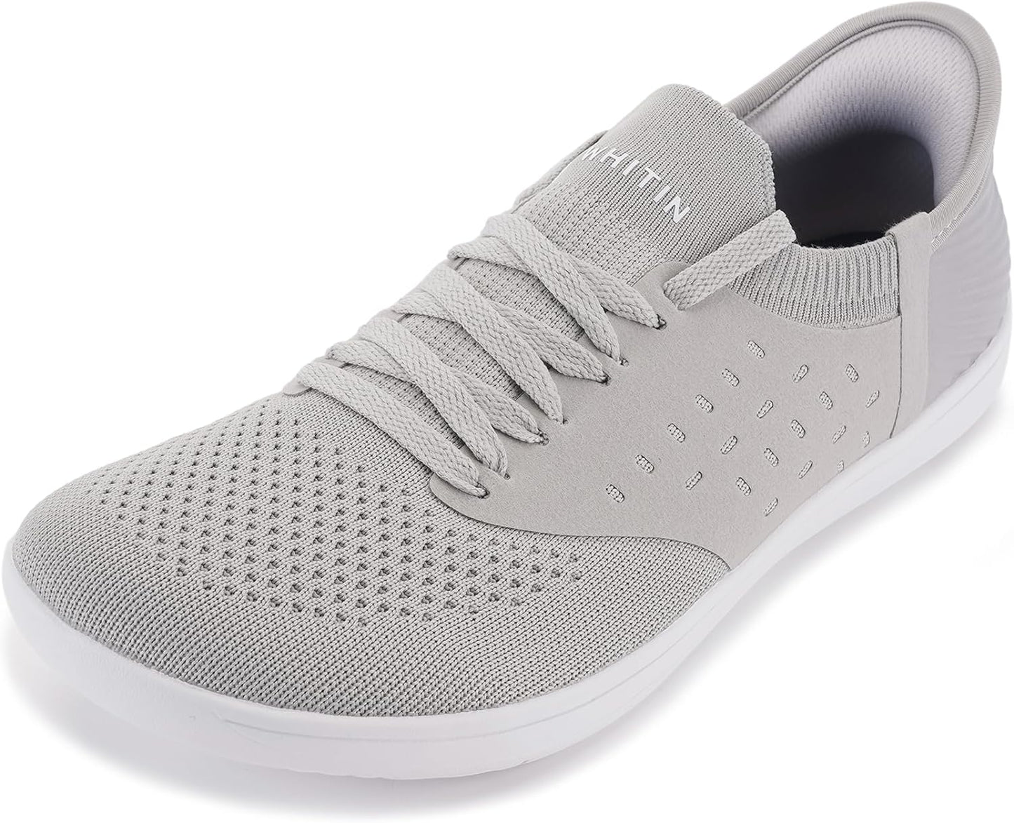 WHITIN Women's Hands Free Slip Ins | Wide Barefoot Shoes with Zero Drop Sole