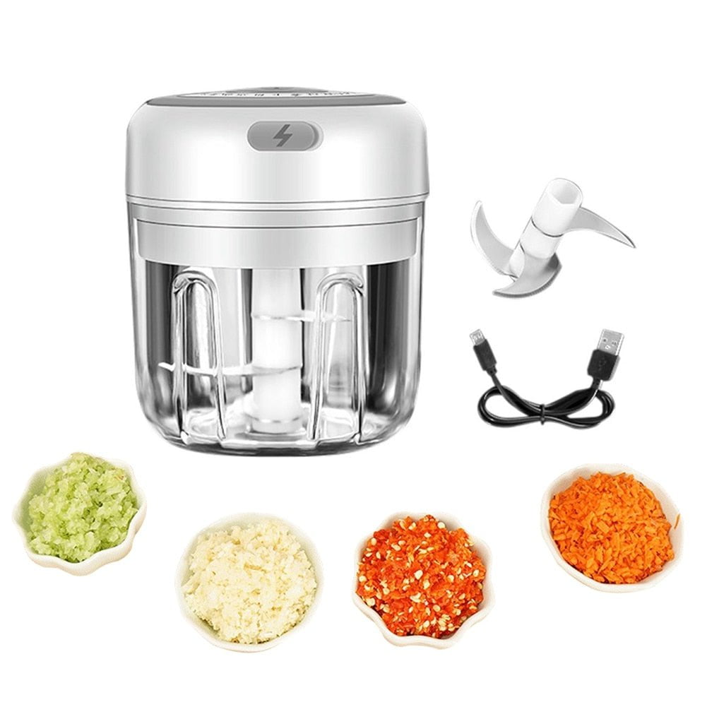 pipicars Mini USB Electric Garlic Masher 100/250ml