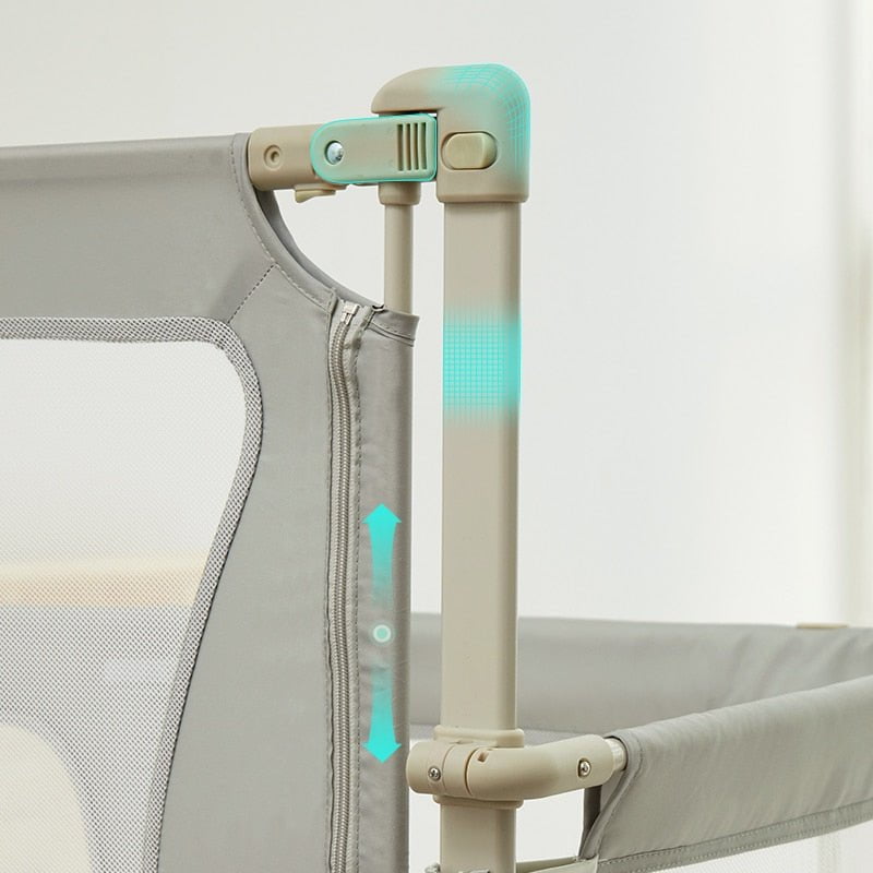 pipicars 3 In 1 Baby Bed Guardrail Crib For 0-36 months Adaptable To Bed