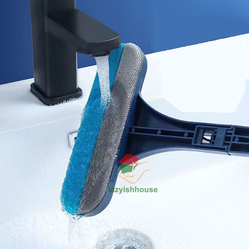 pipicars Glass Cleaning Tools Double-sided Telescopic Rod Window Cleaner