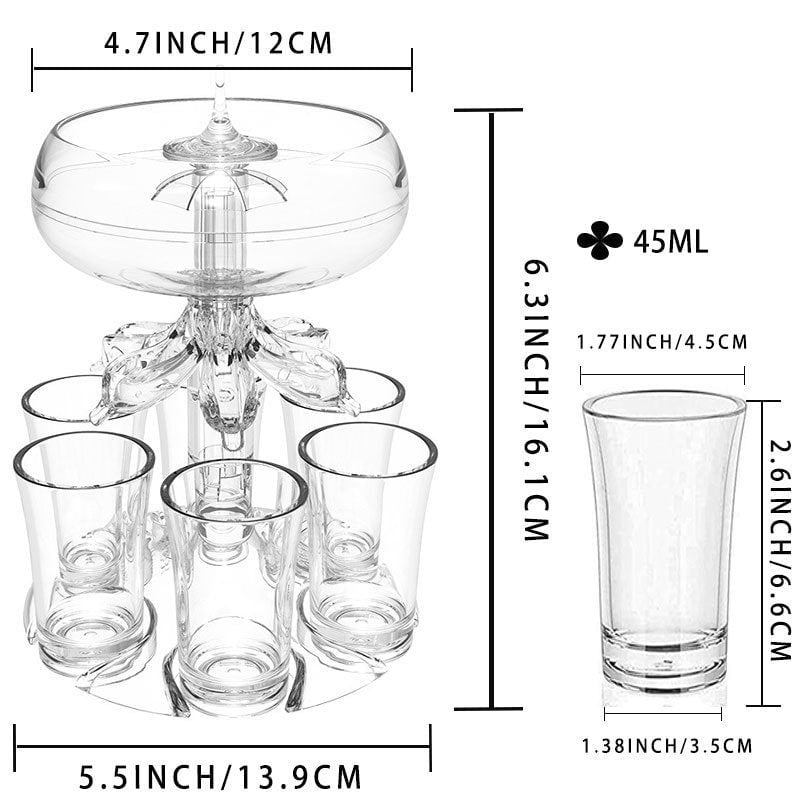 pipicars Holder Bar Glass Bottle Dispensers