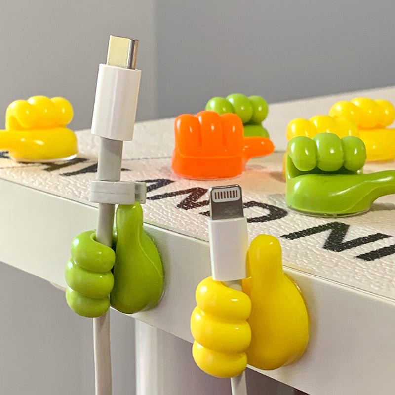 pipicars 10Pcs Key Hook Silicone Thumb Holder Wall