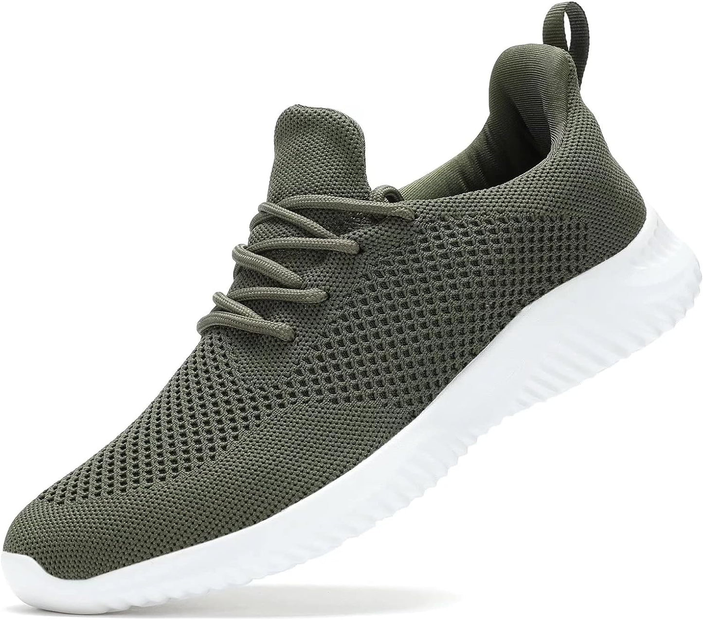 Wrezatro Men's Slip on Walking Shoes Ultra Light Breathable Non Slip Running Shoes Casual Fashion Sneakers Mesh Workout Sports