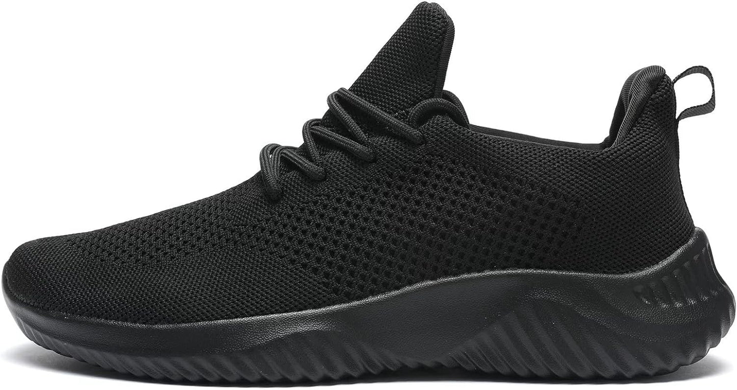 Wrezatro Men's Slip on Walking Shoes Ultra Light Breathable Non Slip Running Shoes Casual Fashion Sneakers Mesh Workout Sports