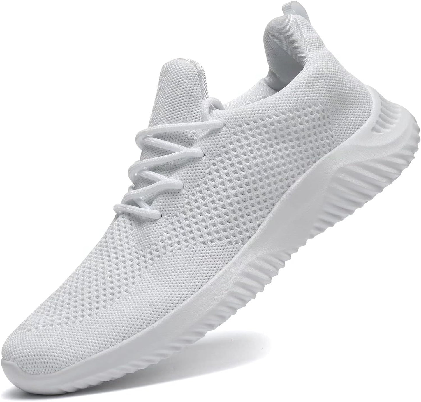 Wrezatro Men's Slip on Walking Shoes Ultra Light Breathable Non Slip Running Shoes Casual Fashion Sneakers Mesh Workout Sports