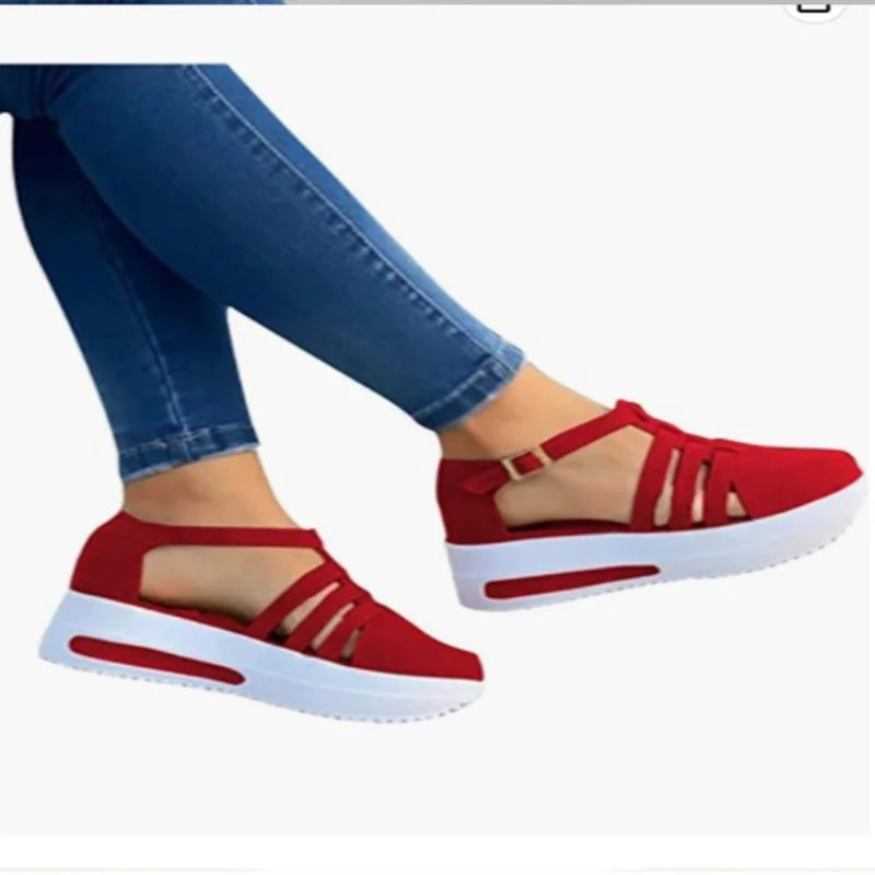 Women's Shoes 2023 Hot Sale Women's Vulcanize Shoes Summer New Casual Breathable Sport Shoes Platform Non Slip Women Sneakers