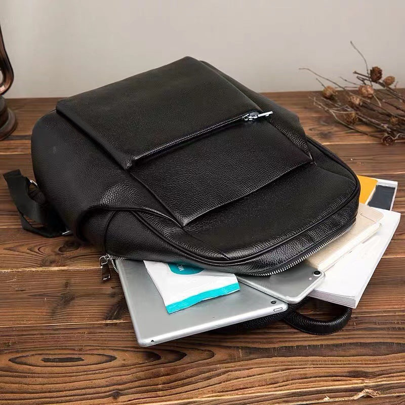 New multi-functional men's leather shoulder bag