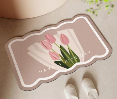 pipicars floor mat diatom mud absorbent soft pad  non-slip