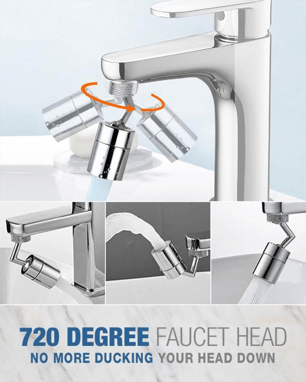 pipicars 720° Non-Splashing Faucet Head