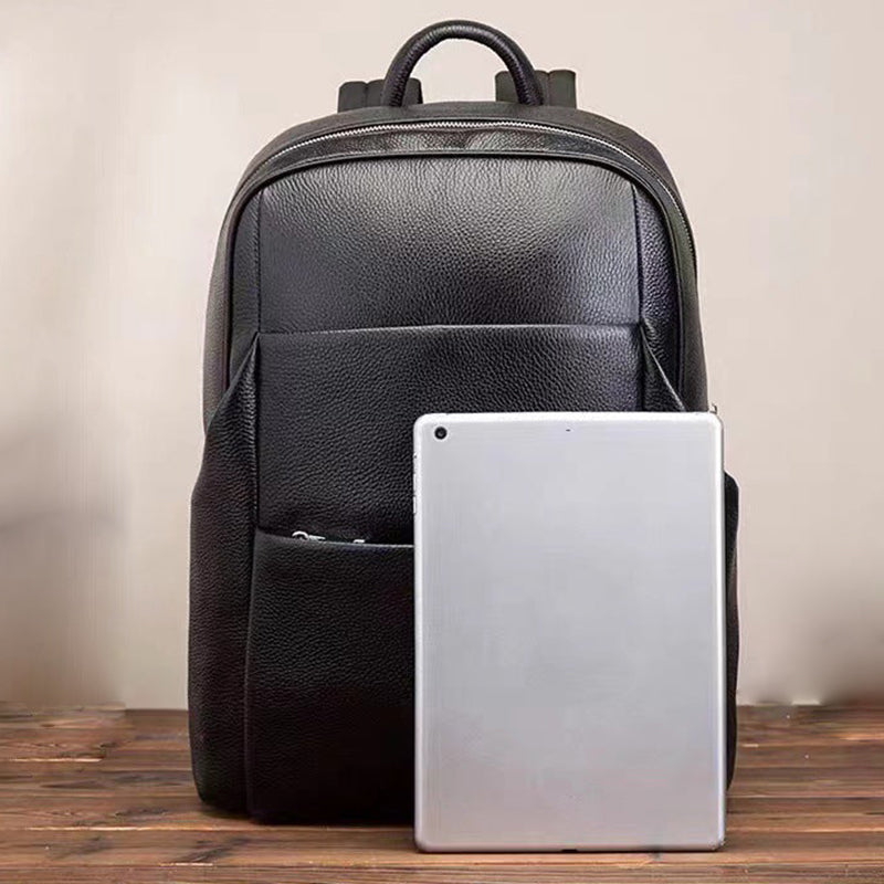 New multi-functional men's leather shoulder bag