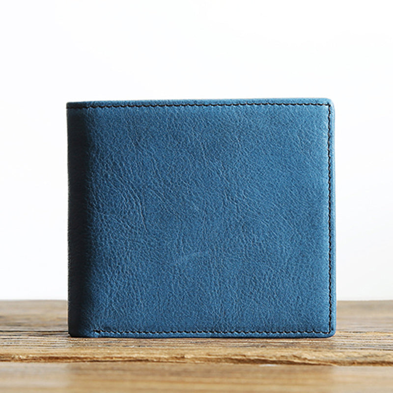 Genuine leather minimalist wallet bag