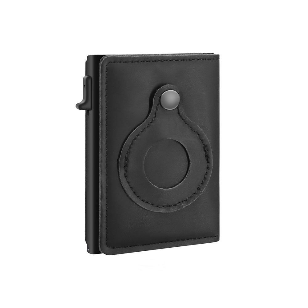 Pop-up aluminum box anti-theft wallet