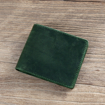 Vintage genuine leather minimalist wallet bag