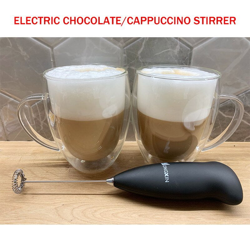 pipicars Milk Frother Automatic Handheld For Coffee