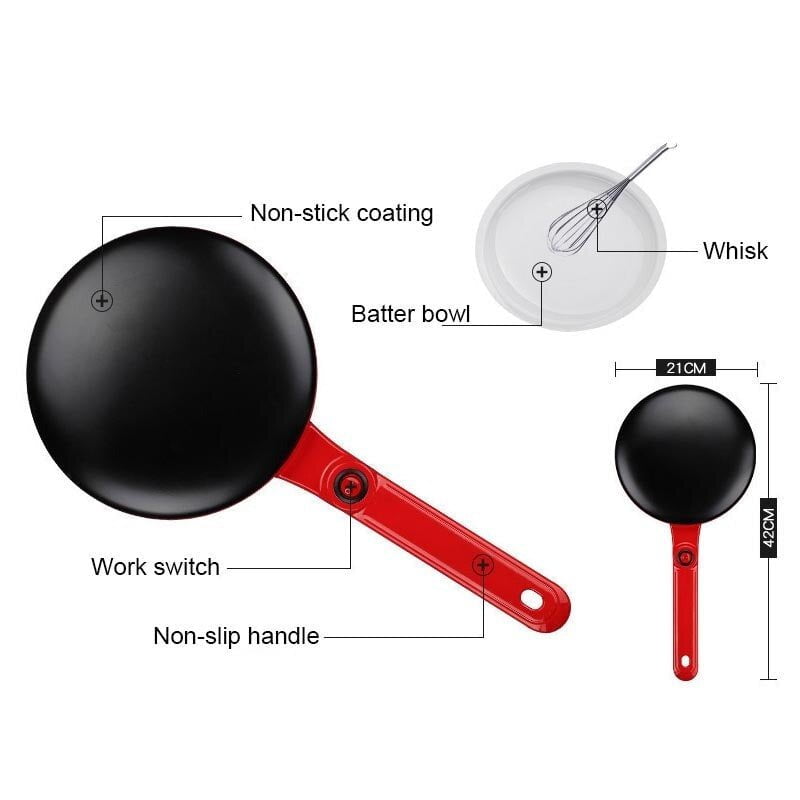pipicars Fully Automatic Mini Home Pancake Maker