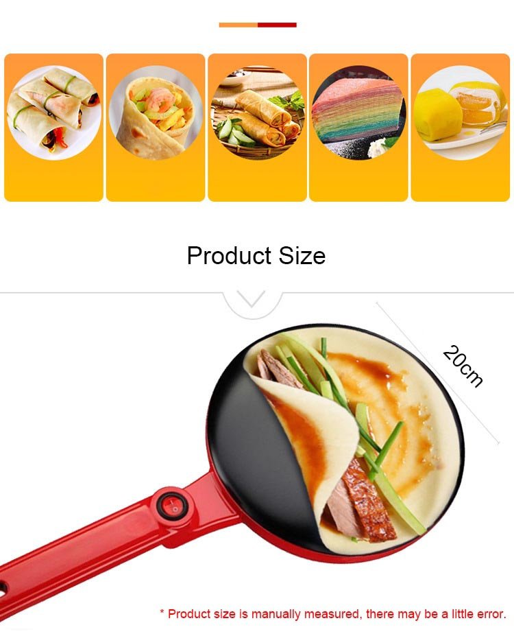 pipicars Fully Automatic Mini Home Pancake Maker