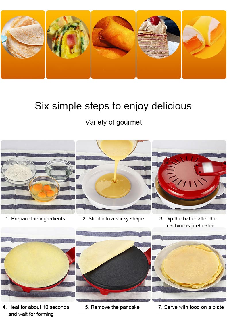 pipicars Fully Automatic Mini Home Pancake Maker