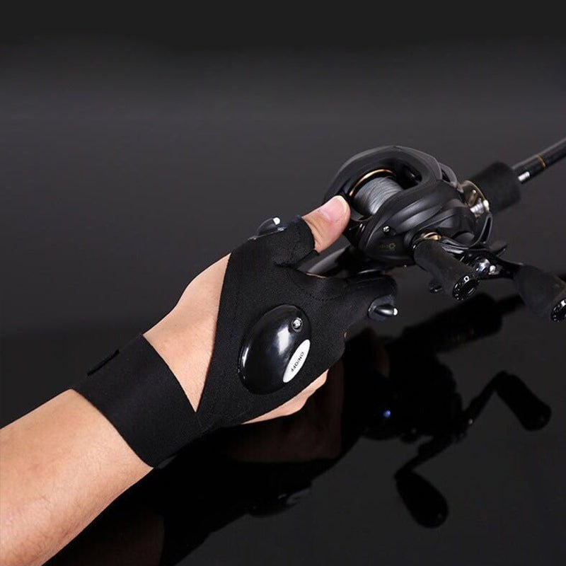 pipicars Outdoor Fingerless strap Night Light Waterproof Gloves