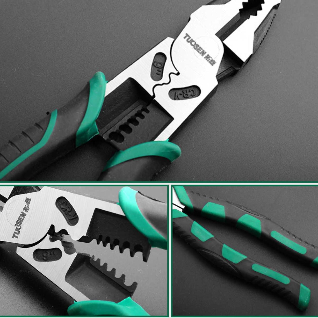 pipicars Store 6''/8''/9'' Multifunction Pliers Set Combination