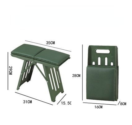 pipicars Mini Steel Portable Folding Camping Stool Chair