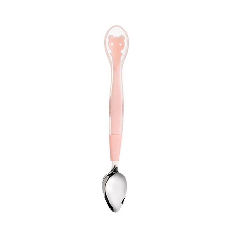 pipicars Kids Double Headed Fruit Scraping Spoon