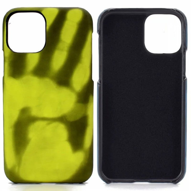 pipicars For iphone Case Thermal Sensor Heat Induction Change Color Case