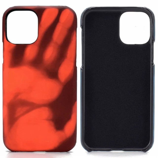 pipicars For iphone Case Thermal Sensor Heat Induction Change Color Case