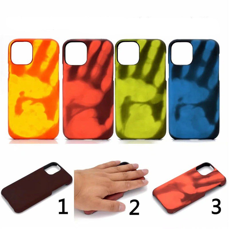 pipicars For iphone Case Thermal Sensor Heat Induction Change Color Case