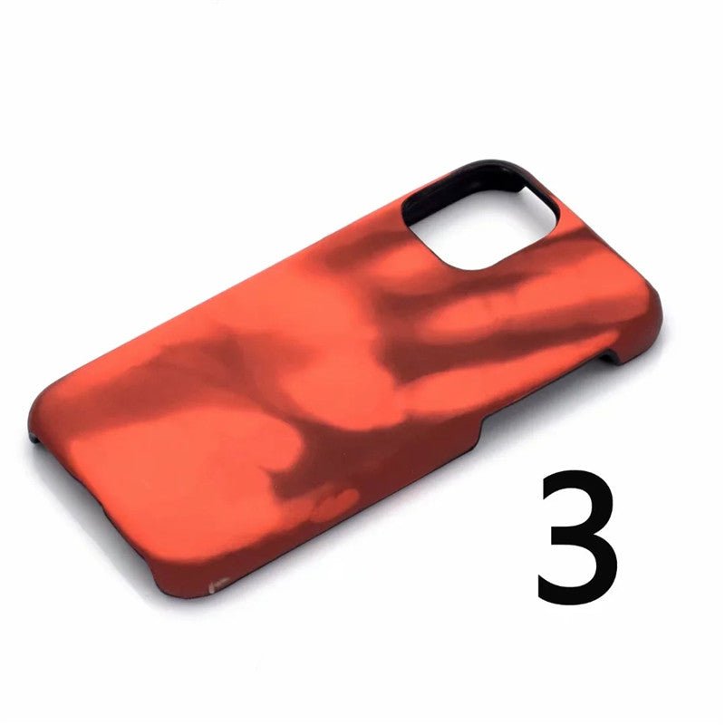 pipicars For iphone Case Thermal Sensor Heat Induction Change Color Case