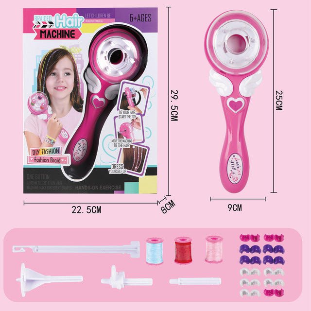 pipicars Girl Automatic Hair Braider Electric DIY Hair Weave Machine