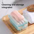 pipicars (3PCS)  Multifunctional Laundry Soap Dish Rub-free Soap Box