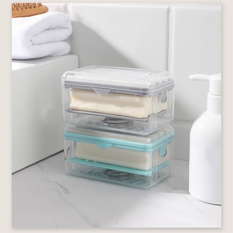 pipicars (3PCS)  Multifunctional Laundry Soap Dish Rub-free Soap Box