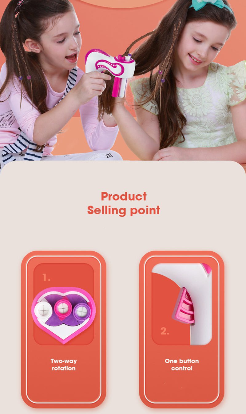 pipicars Electric Girl Automatic Hair Braider Hair Weave Machine