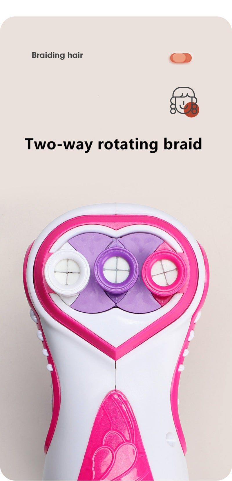 pipicars Electric Girl Automatic Hair Braider Hair Weave Machine