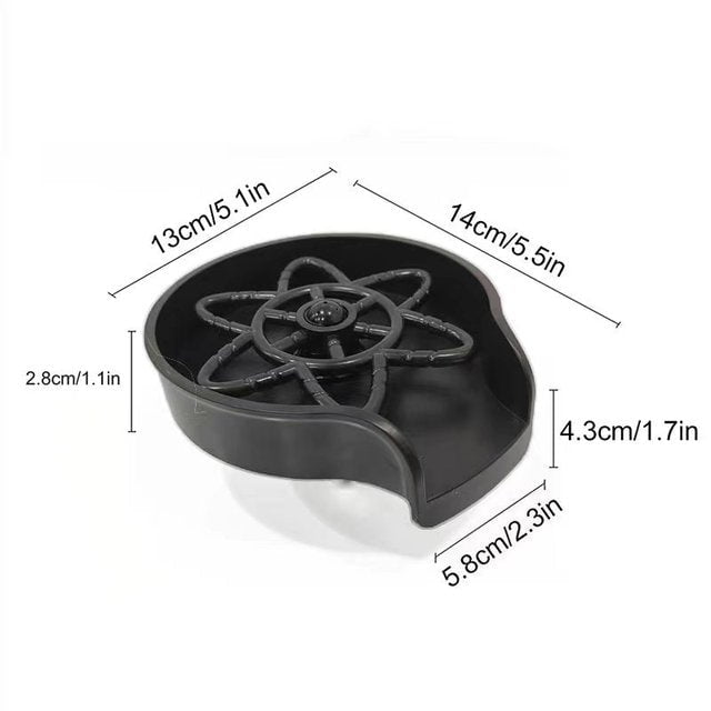 pipicars High Pressure Automatic Glass Cup Washer Bar Cup Cleaner