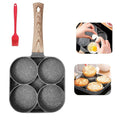 pipicars 2/4 Hole Frying Pot Pan Thickened Omelet Pan Non-stick Egg Pancake