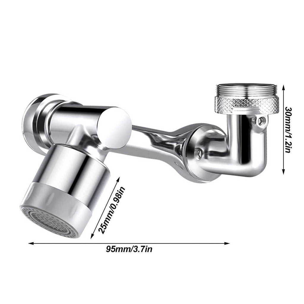 pipicars Faucet Extender Universal 1080° Rotation Splash Aerator Filter