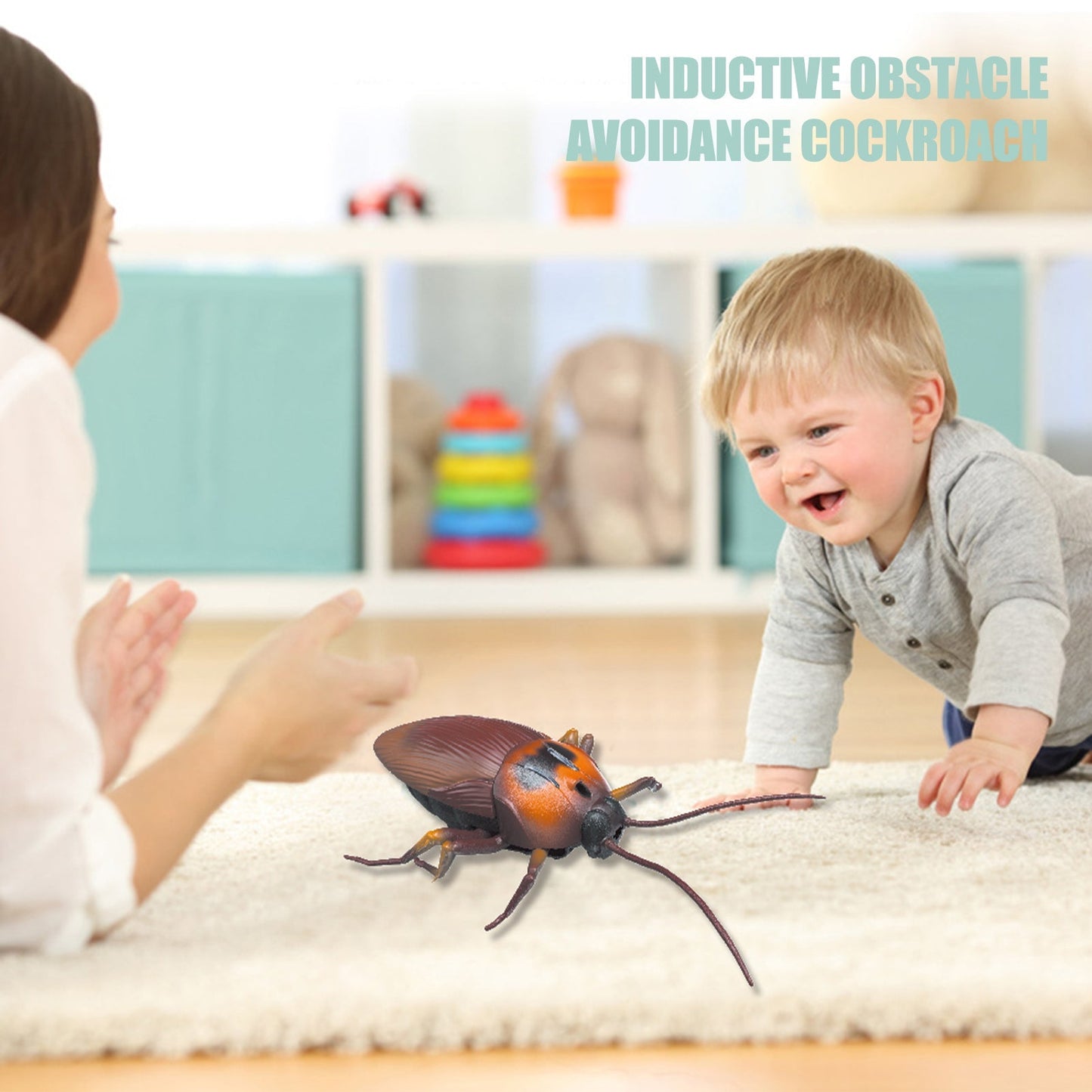 pipicars Cockroach Electronic Pet Realistic Cockroach Prank Model