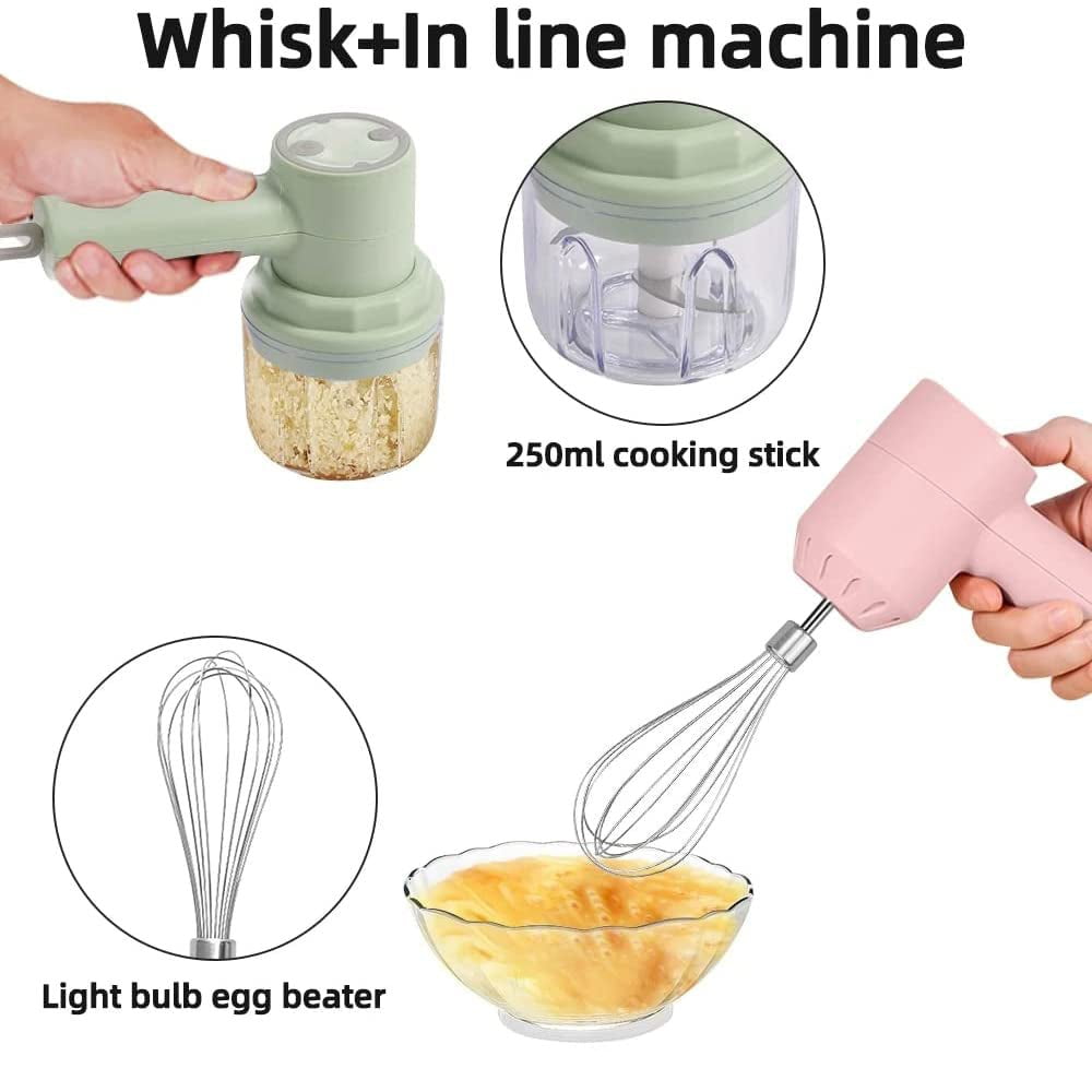 pipicars 3 In 1 Electric Blender Automatic Egg Whisk Milk Cream Beater