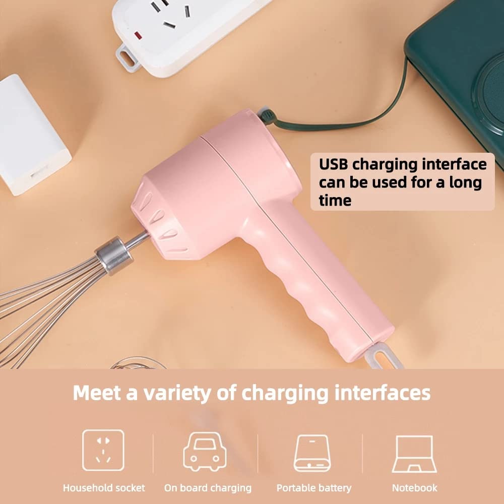 pipicars 3 In 1 Electric Blender Automatic Egg Whisk Milk Cream Beater