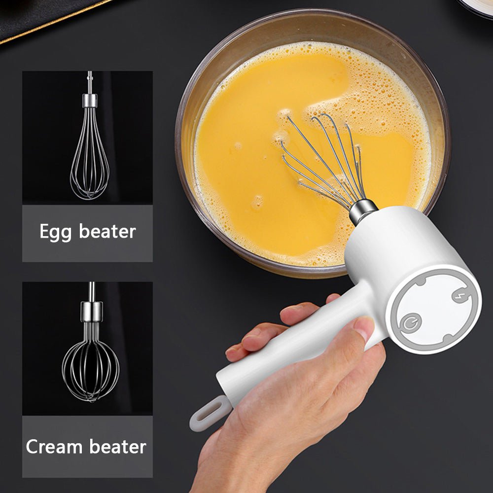pipicars 3 In 1 Electric Blender Automatic Egg Whisk Milk Cream Beater