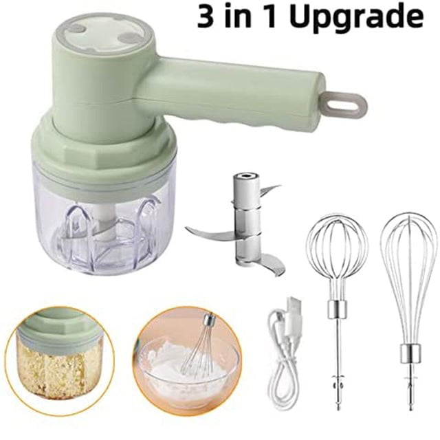 pipicars 3 In 1 Electric Blender Automatic Egg Whisk Milk Cream Beater
