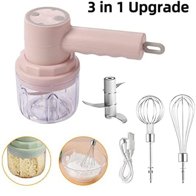 pipicars 3 In 1 Electric Blender Automatic Egg Whisk Milk Cream Beater